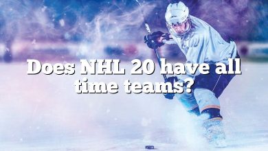 Does NHL 20 have all time teams?