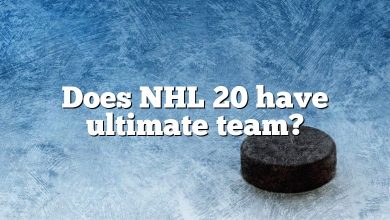 Does NHL 20 have ultimate team?