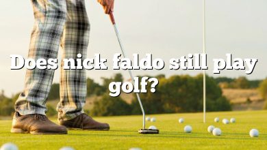 Does nick faldo still play golf?