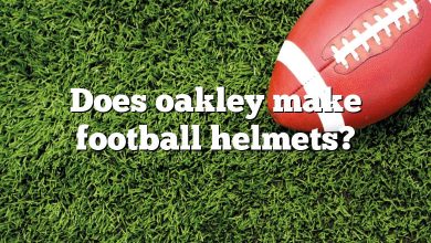 Does oakley make football helmets?