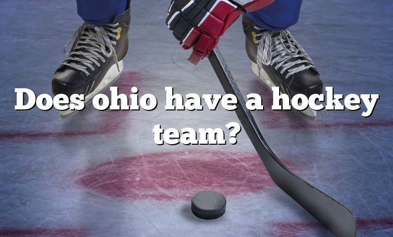 Does ohio have a hockey team?