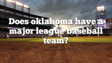 Does oklahoma have a major league baseball team?