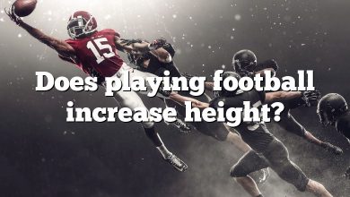 Does playing football increase height?