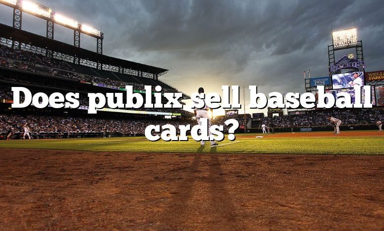 Does publix sell baseball cards?