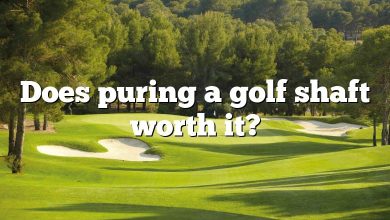 Does puring a golf shaft worth it?