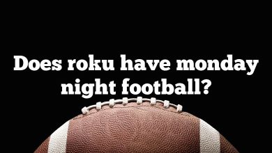 Does roku have monday night football?