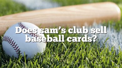 Does sam’s club sell baseball cards?