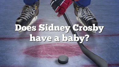 Does Sidney Crosby have a baby?