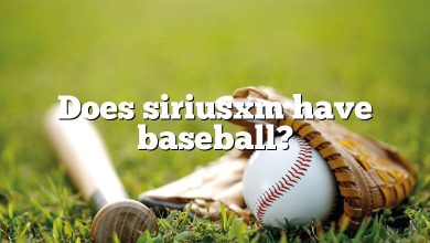 Does siriusxm have baseball?