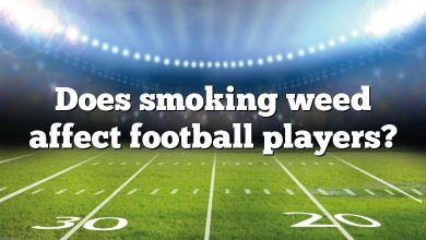 Does smoking weed affect football players?