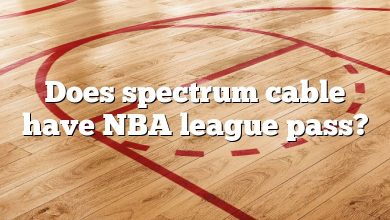 Does spectrum cable have NBA league pass?