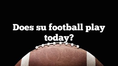 Does su football play today?