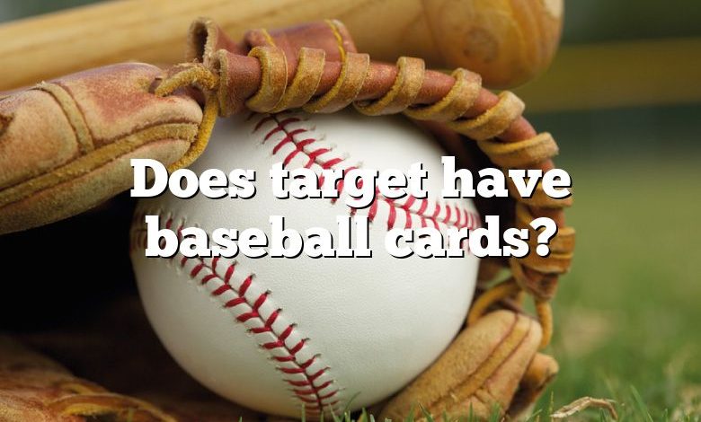 Does target have baseball cards?