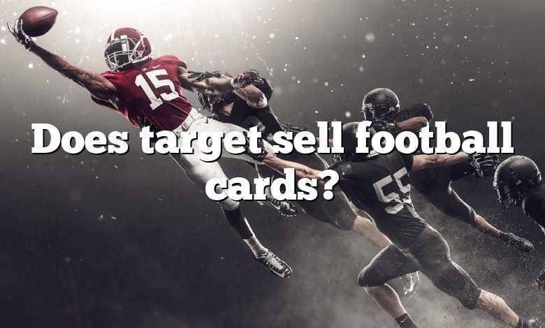 Does target sell football cards?