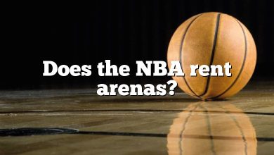 Does the NBA rent arenas?