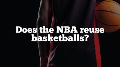 Does the NBA reuse basketballs?