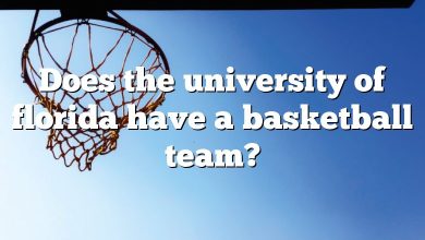 Does the university of florida have a basketball team?