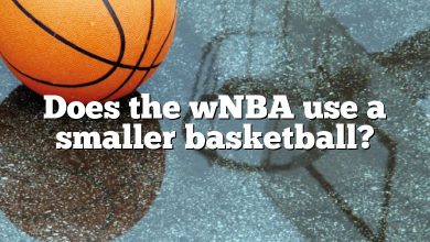 Does the wNBA use a smaller basketball?