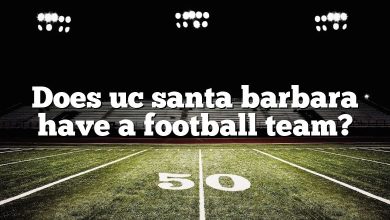 Does uc santa barbara have a football team?