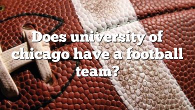 Does university of chicago have a football team?