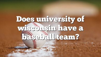 Does university of wisconsin have a baseball team?