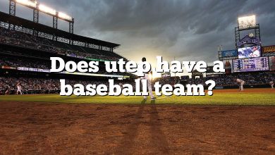 Does utep have a baseball team?