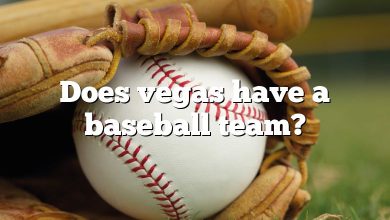 Does vegas have a baseball team?