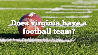 Does virginia have a football team?