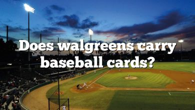 Does walgreens carry baseball cards?