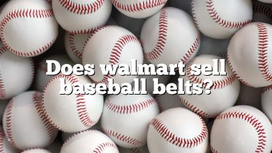 Does walmart sell baseball belts?