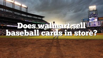 Does walmart sell baseball cards in store?