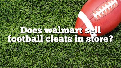 Does walmart sell football cleats in store?