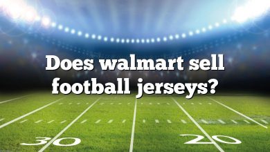 Does walmart sell football jerseys?