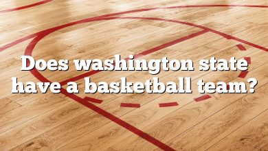 Does washington state have a basketball team?