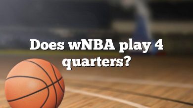 Does wNBA play 4 quarters?