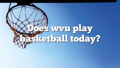 Does wvu play basketball today?