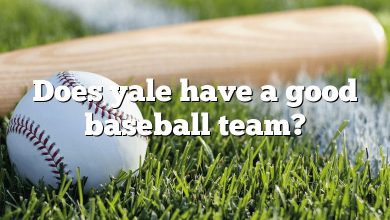 Does yale have a good baseball team?