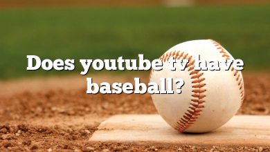 Does youtube tv have baseball?