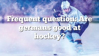 Frequent question: Are germans good at hockey?