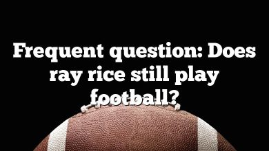 Frequent question: Does ray rice still play football?