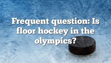 Frequent question: Is floor hockey in the olympics?