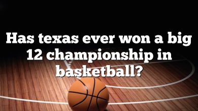 Has texas ever won a big 12 championship in basketball?