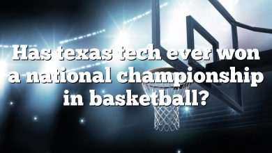 Has texas tech ever won a national championship in basketball?