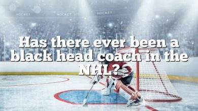 Has there ever been a black head coach in the NHL?