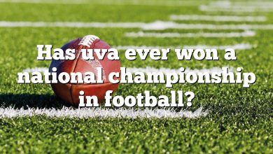 Has uva ever won a national championship in football?