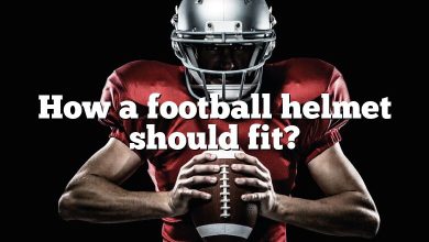 How a football helmet should fit?