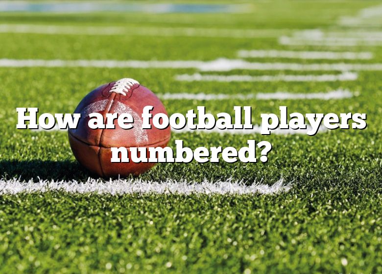 How Are Football Players Numbers Determined