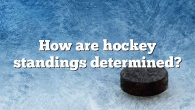 How are hockey standings determined?