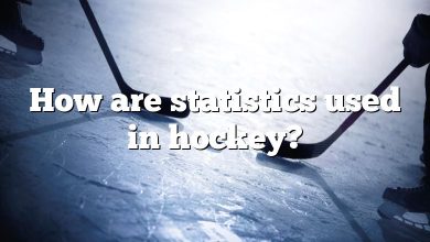 How are statistics used in hockey?