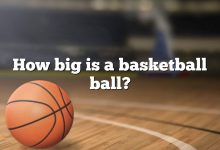 How big is a basketball ball?